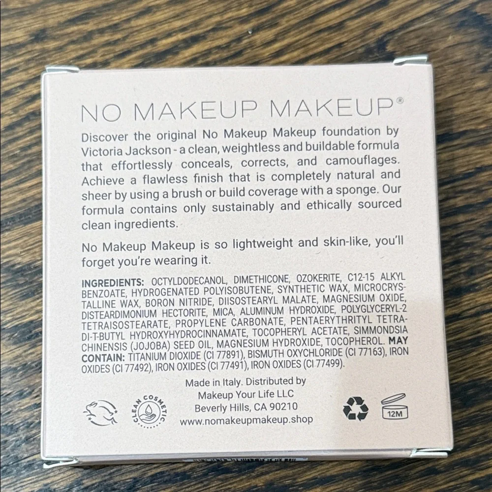 NO MAKEUP MAKEUP® FOUNDATION Powered by FlexShade Technology color 144 brand new